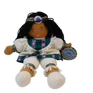 Pocahontas DanDee 400th Anniversary 12" Plush Stuffed Doll Has Tag